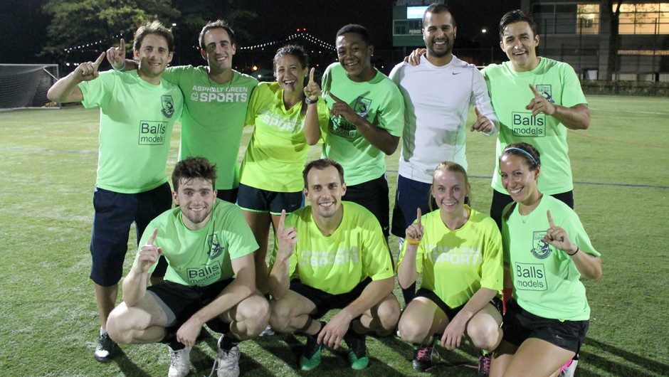 Summer 2014 Weekday Coed Adult Soccer League Champions