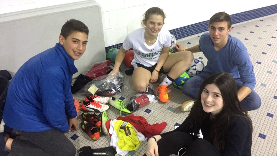 Asphalt Green Youth Leadership Committee Collects Sports Gear for Underserved New Yorkers