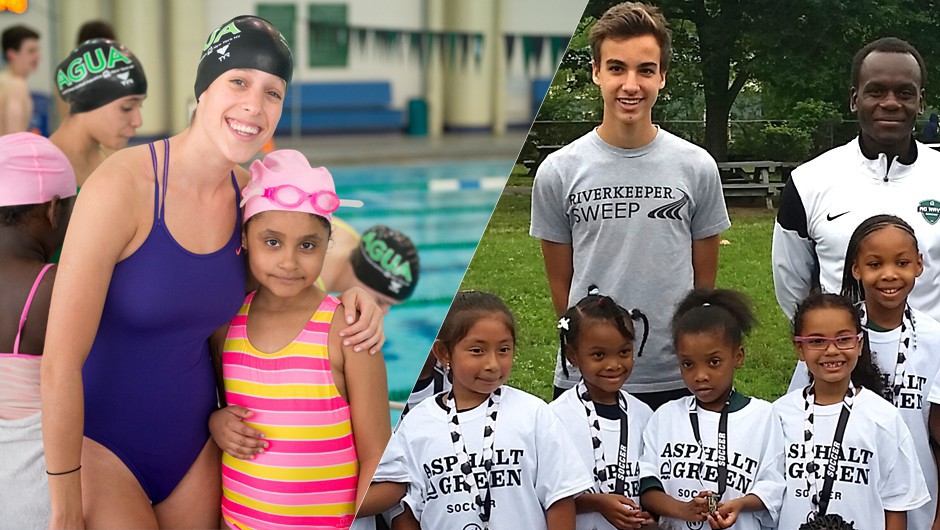 Asphalt Green Swim and Soccer Teams Volunteer for a Good Cause