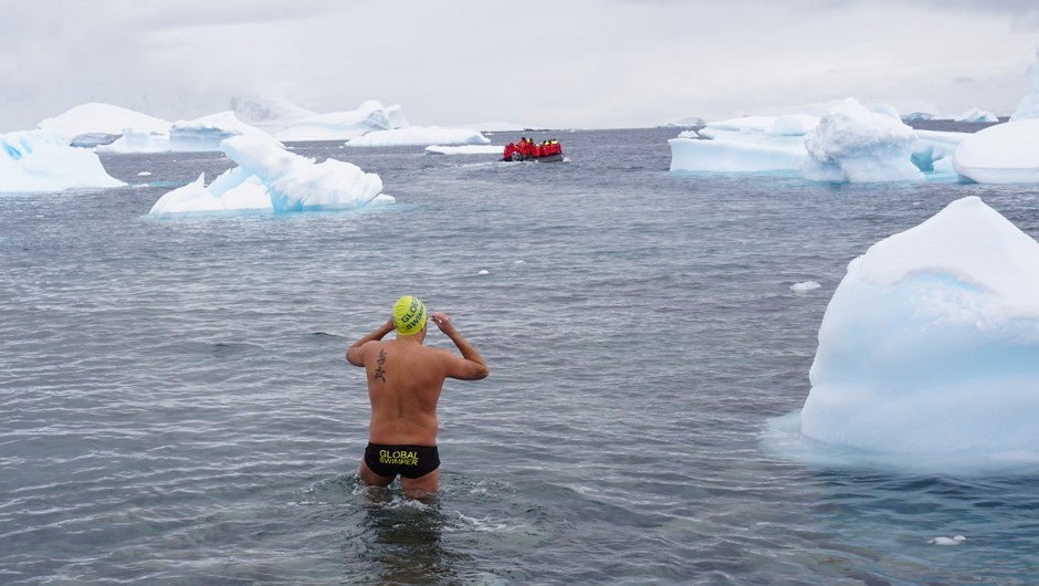 AGUA Masters Swimmer Takes on Ice Swimming, Completes Continents Seven